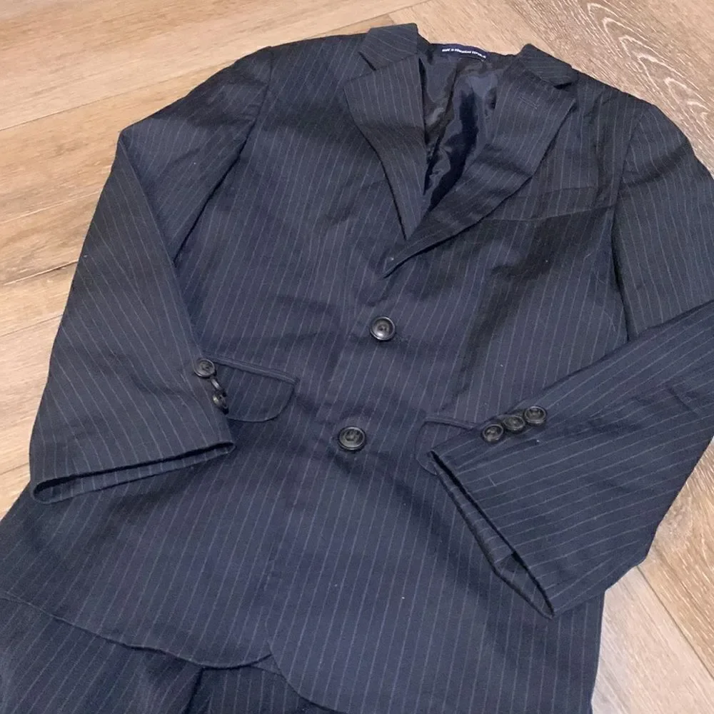 Boys Pin Stripe Suit